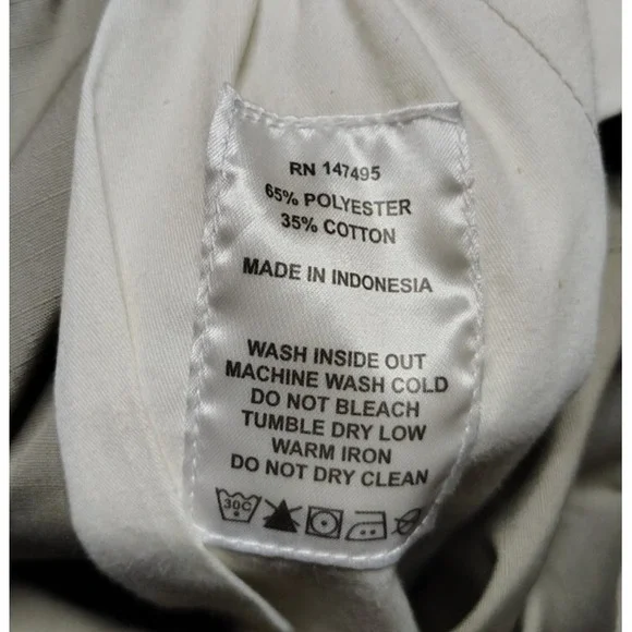 Tru SPEC Pants Mens 42x32 Beige Cargo Straight Leg Rigid Work Flap Pockets - Picture 7 of 9